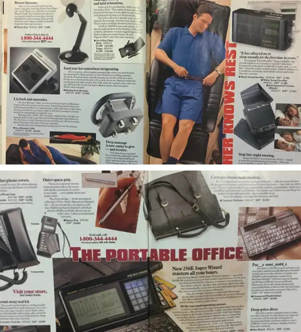 The Sharper Image catalogue